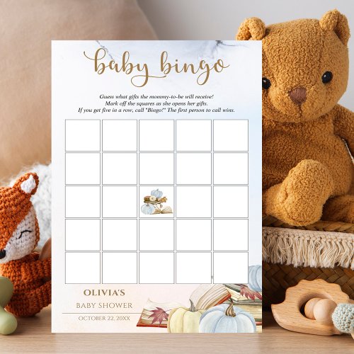 Storybook Baby Shower Baby Bingo Game