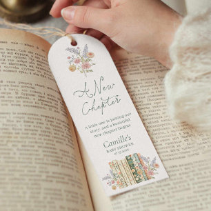 Storybook Baby Shower Bookmarks