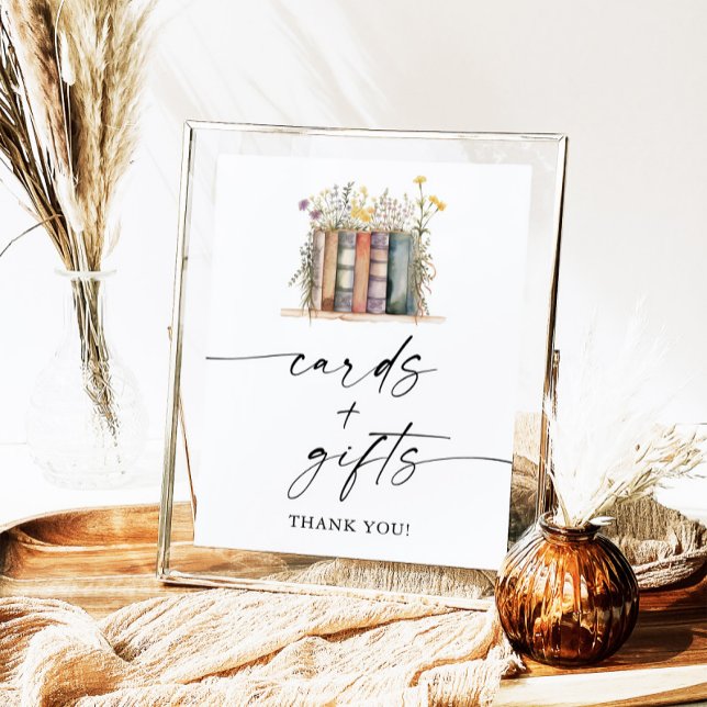 Storybook Baby Shower Cards & Gifts Sign (Creator Uploaded)