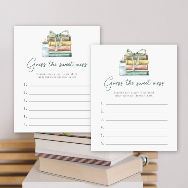 Storybook baby shower Guess the sweet mess game (Creator Uploaded)