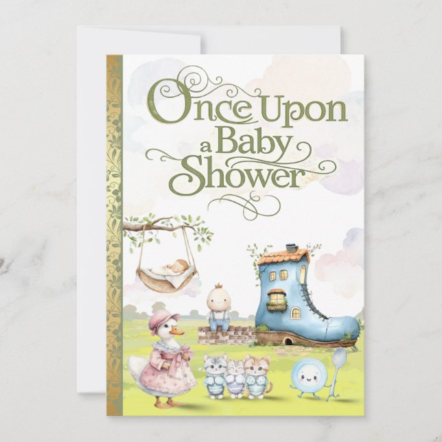Storybook Baby Shower Invitation (Front)