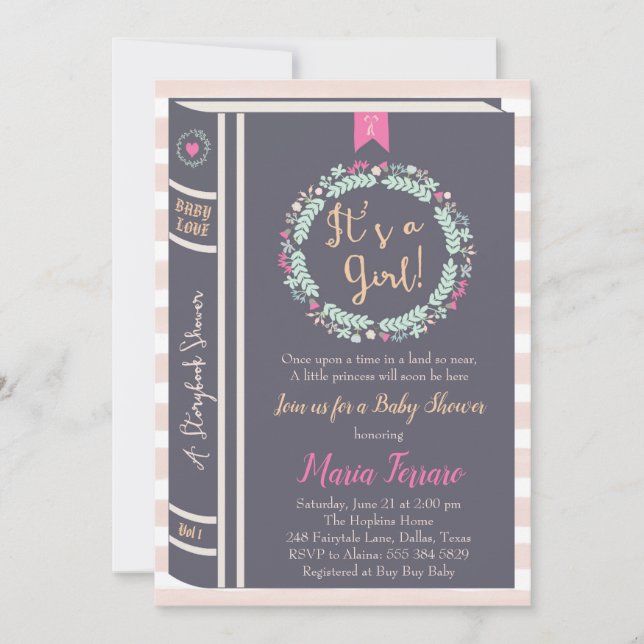 Storybook Baby Shower Invitation (Front)