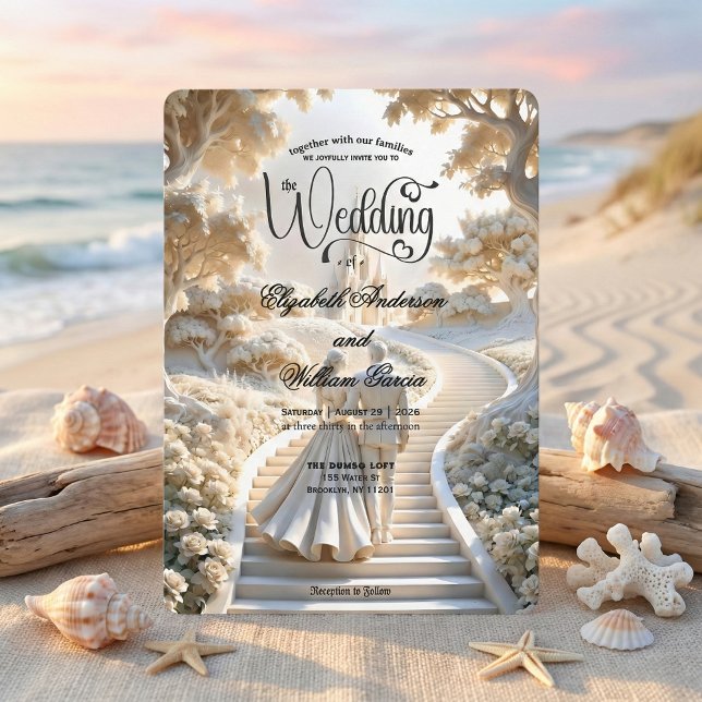Storybook Baroque Fantasy Elegance Wedding   Invitation (Creator Uploaded)