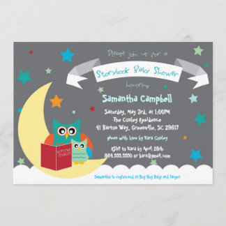 Storybook Book Baby Shower Invitation