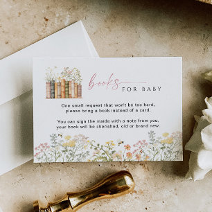 Storybook Books for Baby Insert Card Wildflower