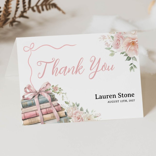 Storybook Bridal Shower  Thank You Card (Creator Uploaded)