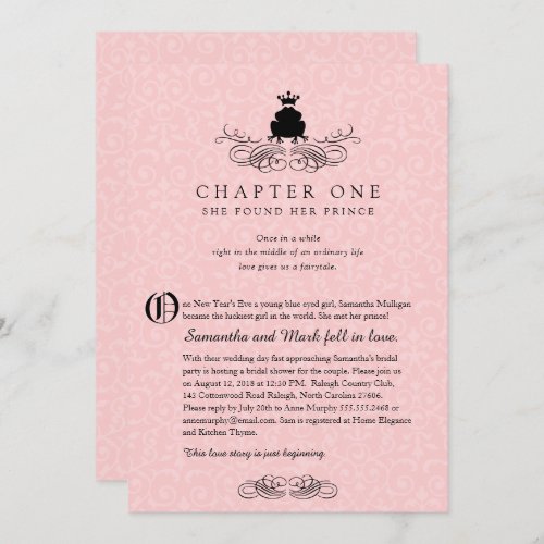 Storybook Charm  Bridal Shower Invitation