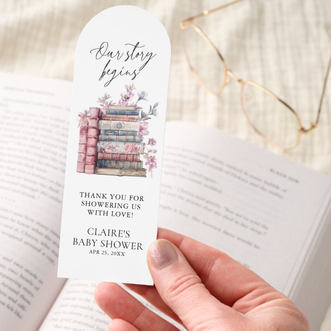 Storybook Coquette Book New Chapter Shower Bookmarks (Hand)