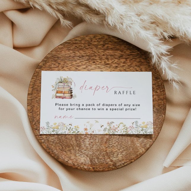 Storybook Diaper Raffle Insert Request Girl Floral (Creator Uploaded)