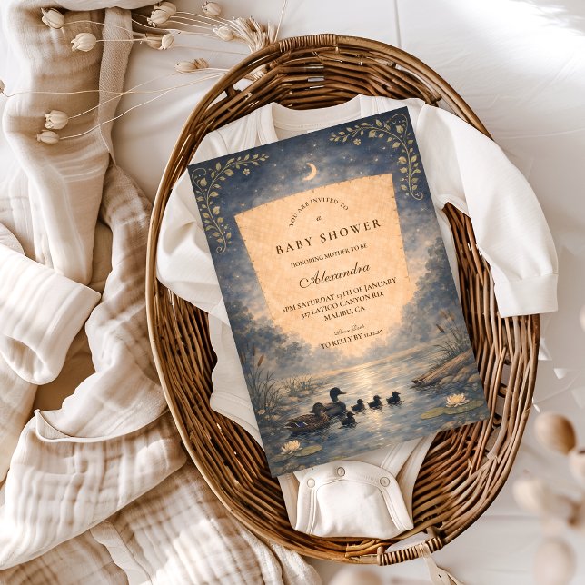 Storybook Duck Baby Shower Invitation (Creator Uploaded)