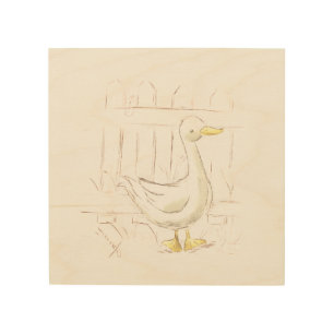Storybook Duck Wood Wall Art