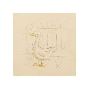 Storybook Duck Wood Wall Art