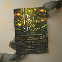 Storybook Enchanted Forest Painterly Baby Shower