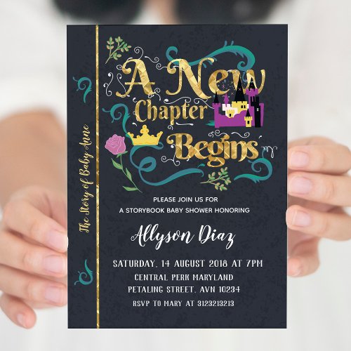 Storybook fairy tale Baby Shower Invitation