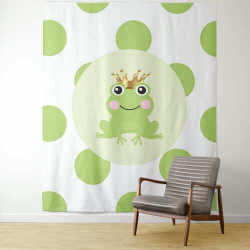 Storybook Fairy Tale Frog Prince Baby Shower Tapestry