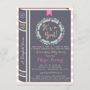 Storybook Fairytale Baby Shower Invitation