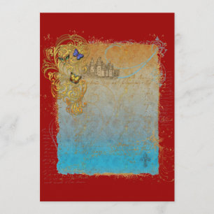 Storybook Fairytale Castle Invitation Cards