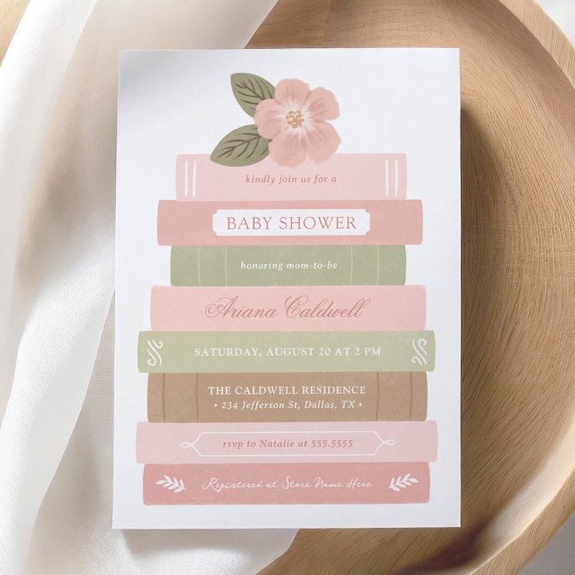Storybook Floral Girl Baby Shower Invitation (Creator Uploaded)