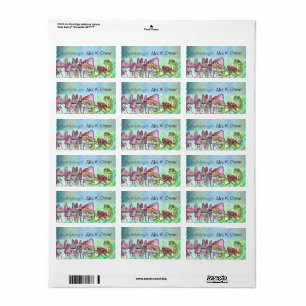 Storybook Frog This Book Belongs To: Custum Label