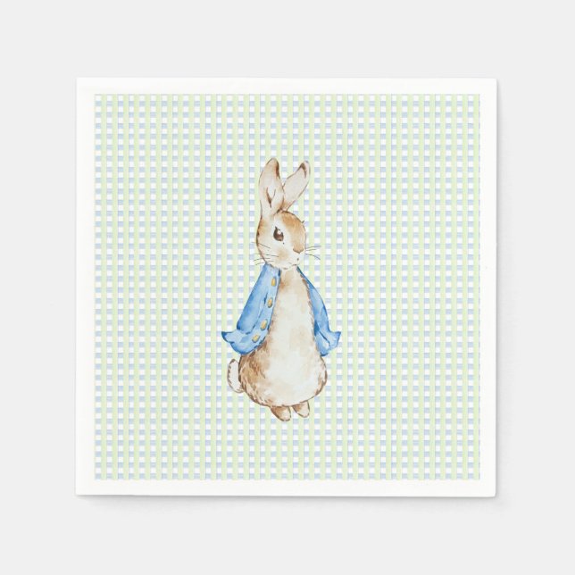 Storybook Garden Rabbit Inspired Baby Shower  Napkins (Front)