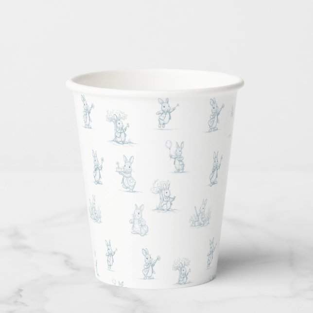 Storybook Little Bunny Peter Paper Cups (Front)