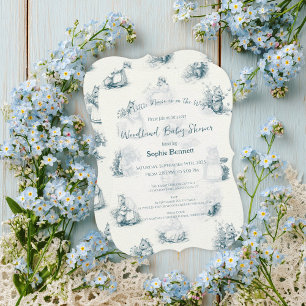 Storybook Little Mouse Baby Shower Invitation