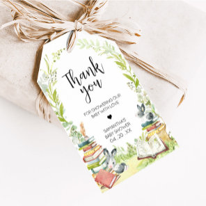 Storybook New Chapter Baby Shower Favor Tags