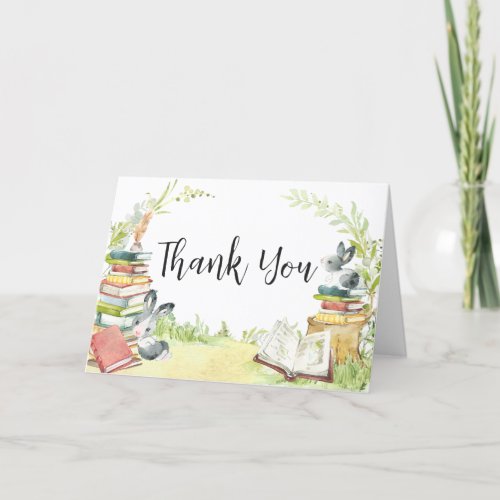 Storybook New Chapter Baby Shower Thank You Card