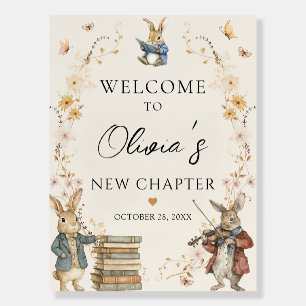 Storybook New Chapter Baby Shower Welcome Foam Board