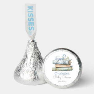 Storybook New Chapter Blue bow baby boy shower Hershey®'s Kisses®