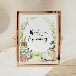Storybook New Chapter Thank you for Coming Poster
