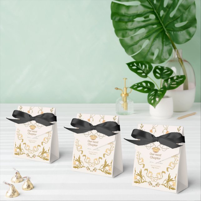 Storybook our next chapter fairytale baby shower favor boxes (Multiple)