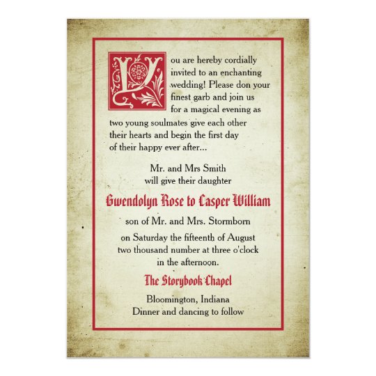 storybook page fairytale wedding parents give invitation wedding storybook templates