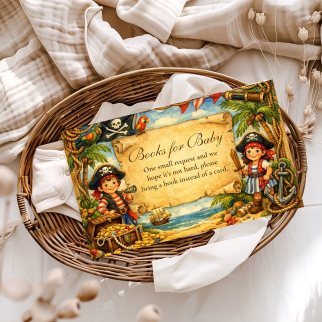 Storybook Pirate Adventure Books for Baby Enclosure Card (Creator Uploaded)