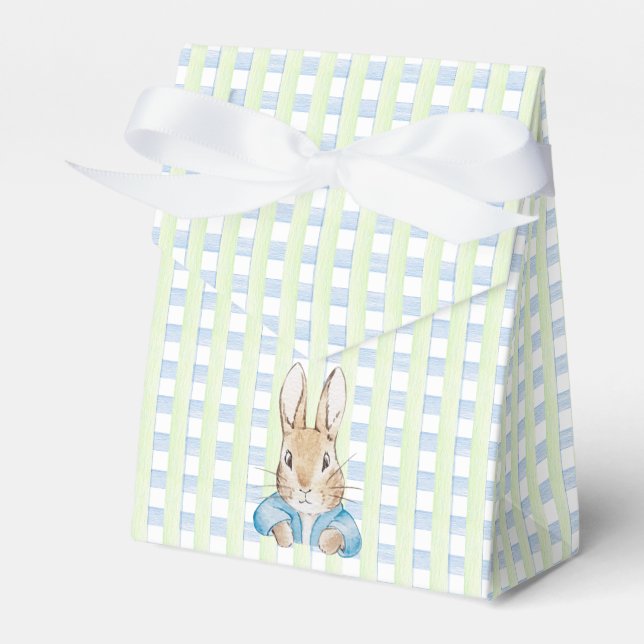 Storybook Rabbit Baby Shower Favor Boxes (Front Side)