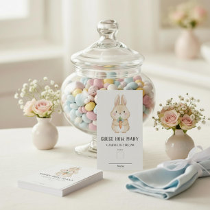 Storybook Rabbit Guess How Many Baby Shower Game  Enclosure Card