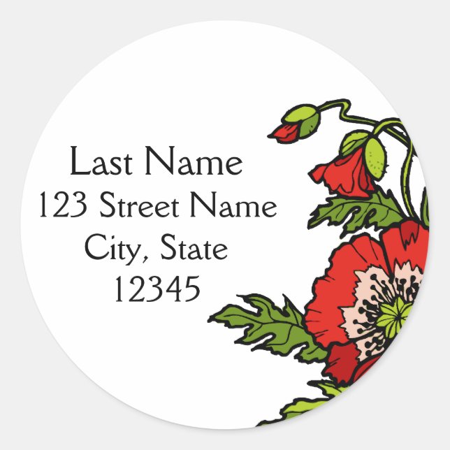 Storybook Return Address Envelope Seal (Front)