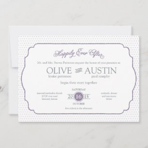 Storybook Romance Wedding Invitation