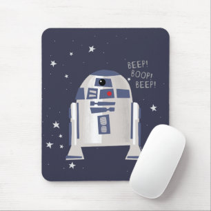 Storybook Style R2-D2 - Beep! Boop! Beep! Mouse Pad