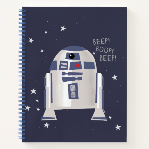 Storybook Style R2_D2 _ Beep Boop Beep Notebook