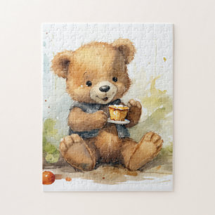Storybook Style Teddy Bear Jigsaw Gift Jigsaw Puzzle