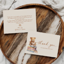 Storybook Teddy Bear Baby Shower Thank You Card