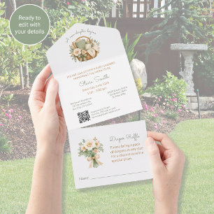 Storybook Themed Baby Shower Invitation All in One