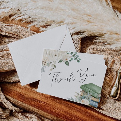 Storybook Themed New Chapter Baby Shower  Thank You Card