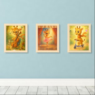 Storybook Trio – Music, Motion & Magic Nursery Art Wall Art Sets
