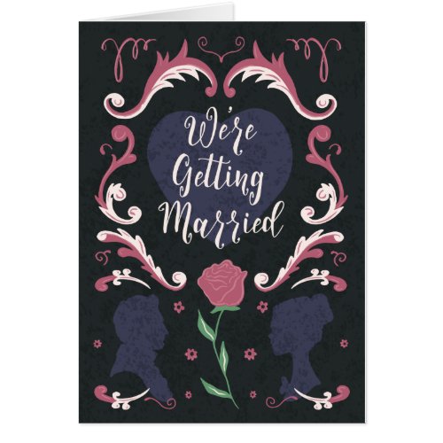 Storybook Wedding _ Were Getting Married card