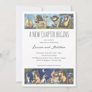 Storybook Wild Things Adventure Baby Shower Invitation