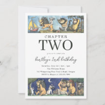 Storybook Wild Things Birthday Chapter Theme