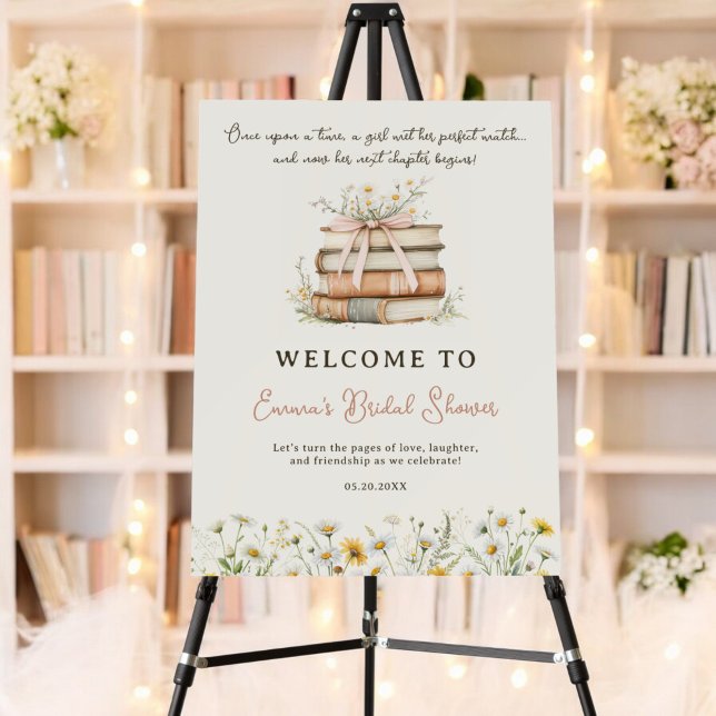 Storybook Wildflowers Welcome bridal shower Foam Board (Storybook Wildflowers Welcome bridal shower Foam Board)