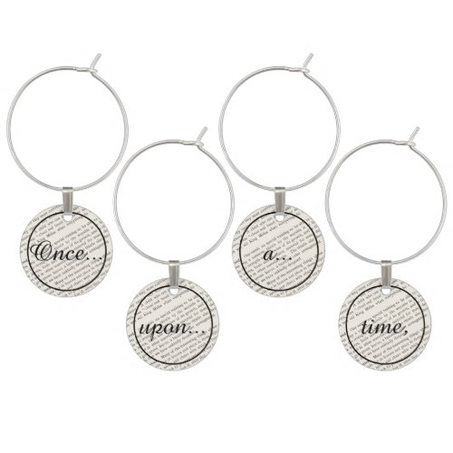 Storybook wine charms _ Set A Once upon